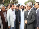 کلنگ زنی پروژه مجتمع تجاری و خدماتی صدف بمناسبت هفته دفاع مقدس با حضور فرماندار تبریز