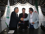 انعقاد و مبادله قرارداد سرمایه گذاری پروژه های بزرگ تابلو فرش ایران و صدف