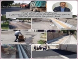 چندین پروژه عمرانی و خدماتی در سطح شهر  بصورت همزمان کلید خورد