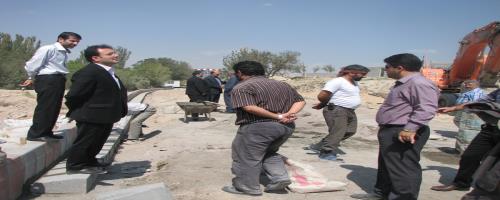 بازدید از پروژه های عمرانی