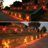 پروژه نورپردازی پارک چشم انداز سردرود