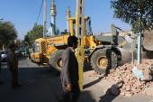 تخریب املاک واقع در خیابان امام
